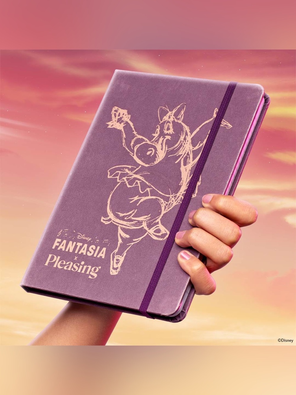 Pleasing x Disney Fantasia Purple Journal